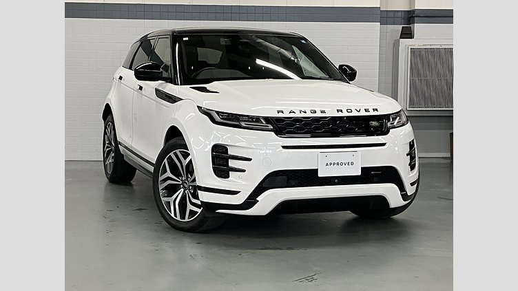 2023 認定中古車 Land Rover Range Rover Evoque オストゥーニパールホワイト(取り扱いの有無については、正規ディーラーにお問い合わせください。) D200 AWD（オートマチック）MHEV R-DYNAMIC SE