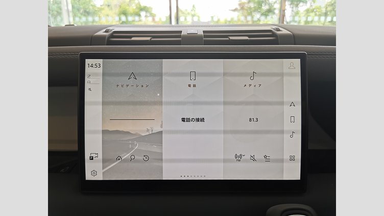 2025 認定中古車 Land Rover Defender 110 サントリーニブラック D350 ディーゼルマイルドハイブリッド S