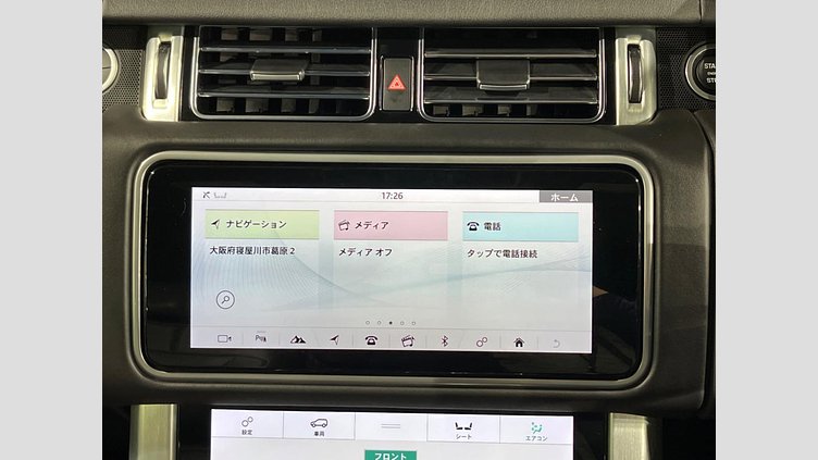 2021 認定中古車 Land Rover Range Rover サントリーニブラック 3.0リッターV6 258PS ディーゼル スタンダードホイールベース VOGUE