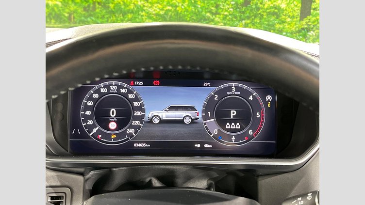 2021 認定中古車 Land Rover Range Rover サントリーニブラック 3.0リッターV6 258PS ディーゼル スタンダードホイールベース VOGUE