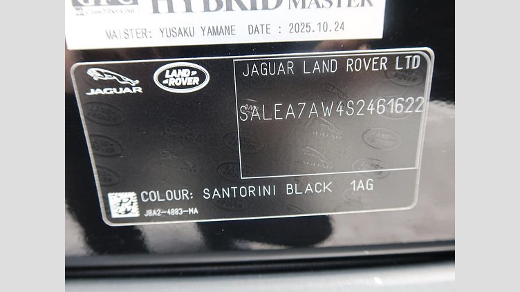 2025 認定中古車 Land Rover Defender 110 サントリーニブラック D350 ディーゼルマイルドハイブリッド X-Dynamic HSE