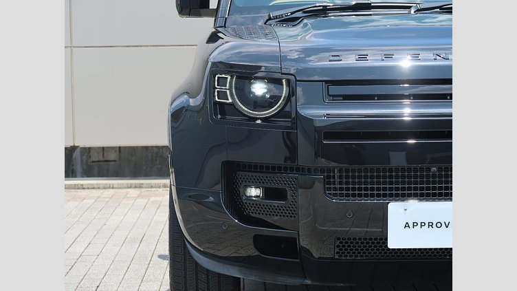 2025 認定中古車 Land Rover Defender 110 サントリーニブラック D350 ディーゼルマイルドハイブリッド X-Dynamic HSE