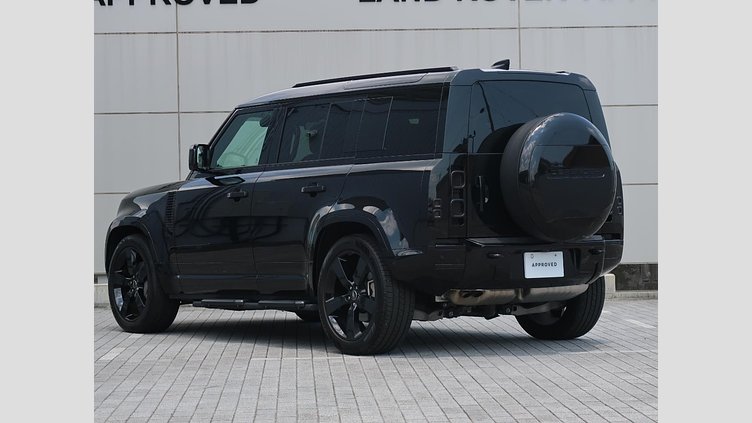 2025 認定中古車 Land Rover Defender 110 サントリーニブラック D350 ディーゼルマイルドハイブリッド X-Dynamic HSE