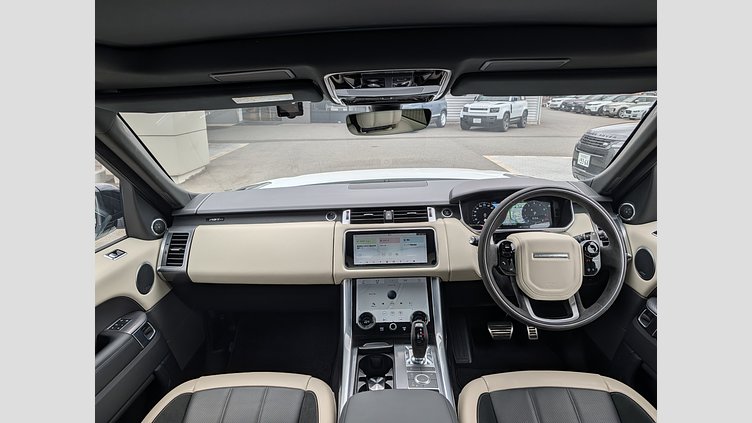 2021 認定中古車 Land Rover Range Rover Sport フジホワイト INGENIUM 3.0L 6気筒ガソリン MHEV 400PS HST