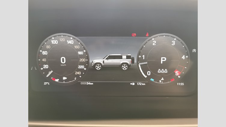 2025 認定中古車 Land Rover Defender 110 フジホワイト D350 ディーゼルマイルドハイブリッド X-Dynamic SE