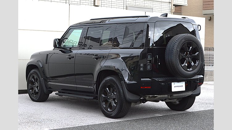 2025 認定中古車 Land Rover Defender 110 サントリーニブラック D350 ディーゼルマイルドハイブリッド X-Dynamic HSE