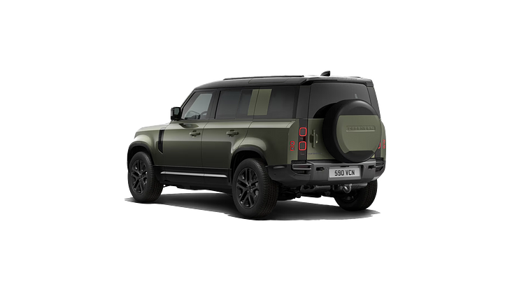 2027 Novo vozilo Land Rover Defender 110 Woolstone Green D350 Mild-Hybrid-Diesel X-Dynamic HSE