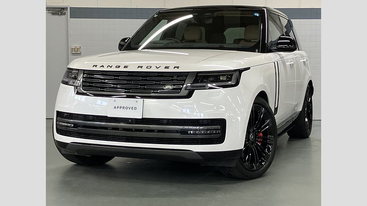 2023 認定中古車 Land Rover Range Rover Icy White in Gloss finish P530 AWD（AT） スタンダードホイールベース AUTOBIOGRAPHY