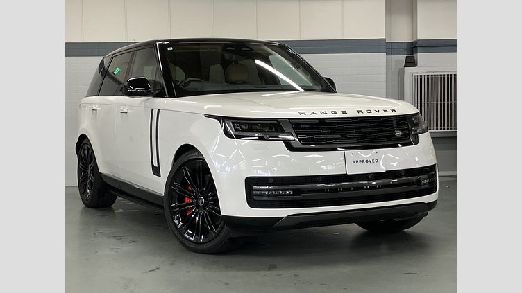 2023 認定中古車 Land Rover Range Rover Icy White in Gloss finish P530 AWD（AT） スタンダードホイールベース AUTOBIOGRAPHY