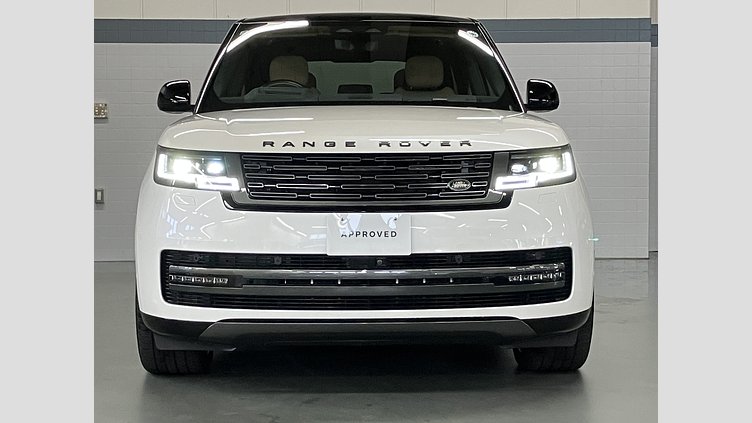 2023 認定中古車 Land Rover Range Rover Icy White in Gloss finish P530 AWD（AT） スタンダードホイールベース AUTOBIOGRAPHY