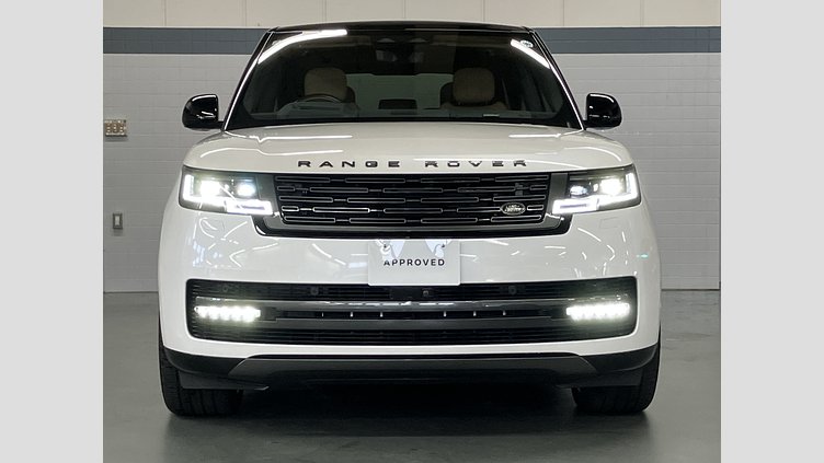 2023 認定中古車 Land Rover Range Rover Icy White in Gloss finish P530 AWD（AT） スタンダードホイールベース AUTOBIOGRAPHY