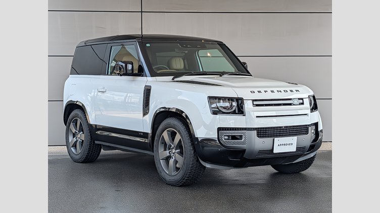 2025 認定中古車 Land Rover Defender 90 フジホワイト P525 ガソリン V8