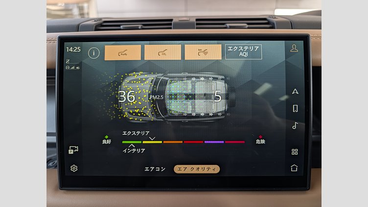 2025 認定中古車 Land Rover Defender 90 フジホワイト P525 ガソリン V8