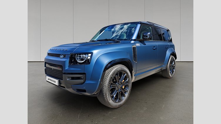 2025 Approved Land Rover Defender OCTA Sargasso Blue P635 z silnikiem benzynowym V8 DEFENDER OCTA