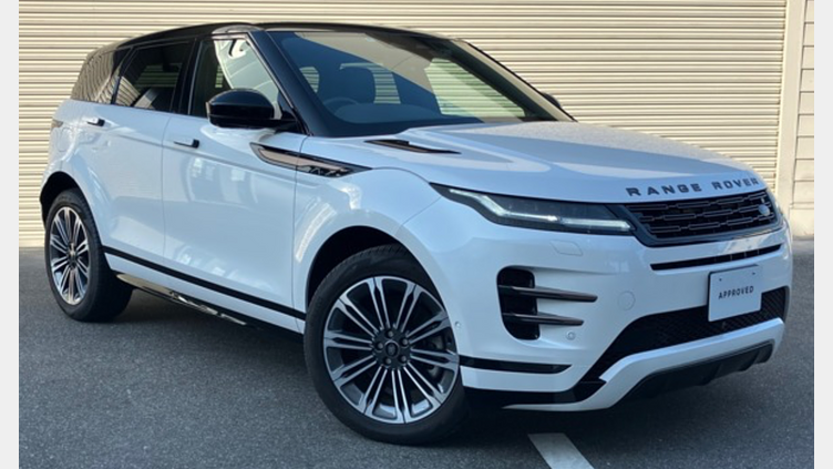 2024 認定中古車 Land Rover Range Rover Evoque オストゥーニパールホワイト P300eプラグインハイブリッド（ガソリン） スタンダードホイールベース DYNAMIC HSE