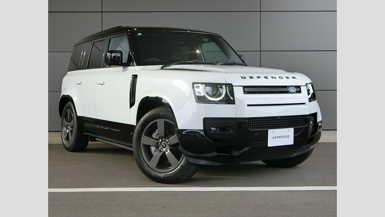 2025 認定中古車 Land Rover Defender 110 フジホワイト D350 ディーゼルマイルドハイブリッド X-Dynamic HSE