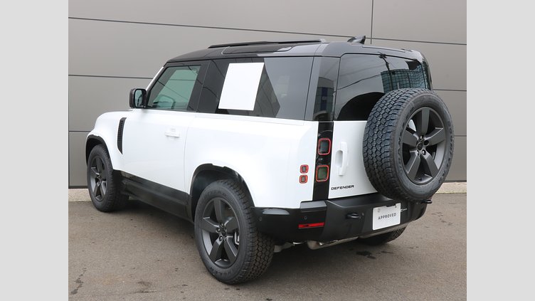 2025 認定中古車 Land Rover Defender 90 フジホワイト D350 ディーゼルマイルドハイブリッド X-Dynamic HSE