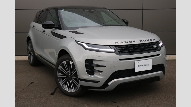 2025 認定中古車 Land Rover Range Rover Evoque ソウルパールシルバー プラグインハイブリッド（ガソリン） SWB DYNAMIC SE