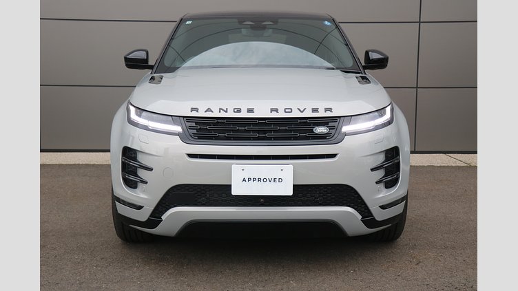 2025 認定中古車 Land Rover Range Rover Evoque ソウルパールシルバー プラグインハイブリッド（ガソリン） SWB DYNAMIC SE