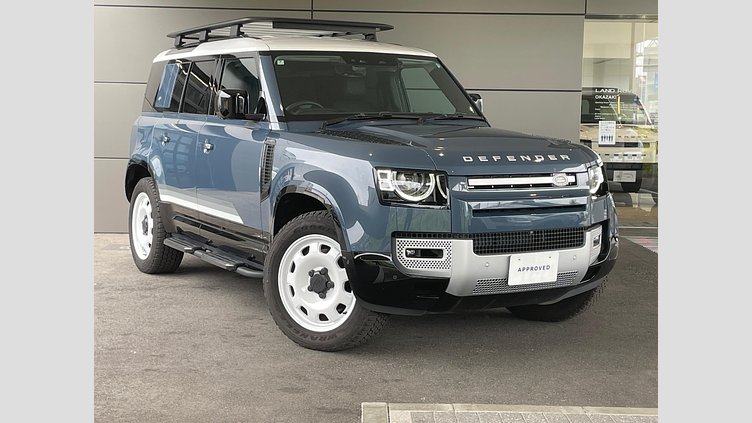 2024 認定中古車 Land Rover Defender 110 タスマンブルー D300 AWD（AT） カウンティEXT-P CURATED FOR JAPAN