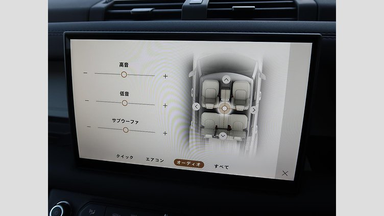 2025 認定中古車 Land Rover Defender 110 フジホワイト D350 ディーゼルマイルドハイブリッド X-Dynamic SE
