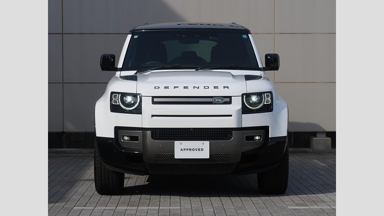 2025 認定中古車 Land Rover Defender 110 フジホワイト D350 ディーゼルマイルドハイブリッド X-Dynamic SE