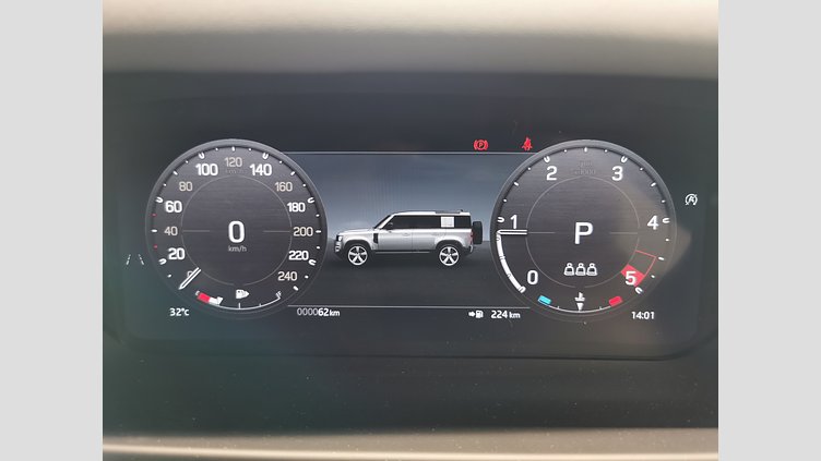 2025 認定中古車 Land Rover Defender 110 サントリーニブラック D350 ディーゼルマイルドハイブリッド S