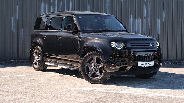 2025 Approved Land Rover Defender 110 Santorini Black 110 D300 X-Dynamic SE