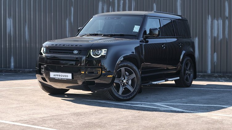 2025 Approved Land Rover Defender 110 Santorini Black 110 D300 X-Dynamic SE