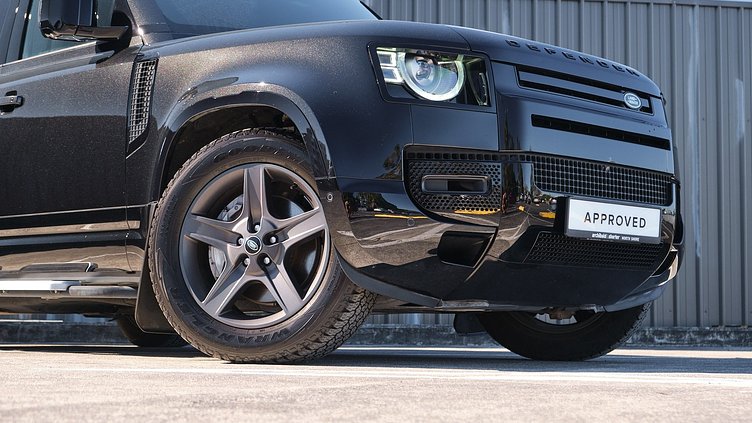 2025 Approved Land Rover Defender 110 Santorini Black 110 D300 X-Dynamic SE