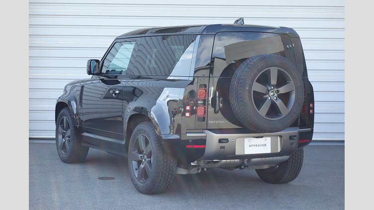 2025 認定中古車 Land Rover Defender 90 サントリーニブラック D350 ディーゼルマイルドハイブリッド X-Dynamic HSE