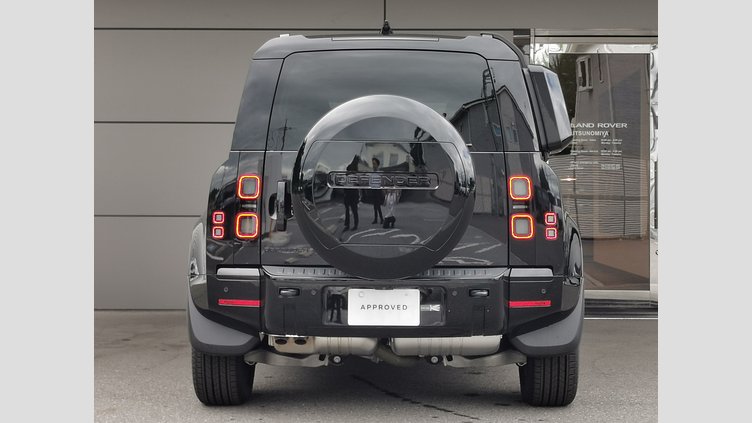 2025 認定中古車 Land Rover Defender 110 サントリーニブラック D350 ディーゼルマイルドハイブリッド X-Dynamic HSE
