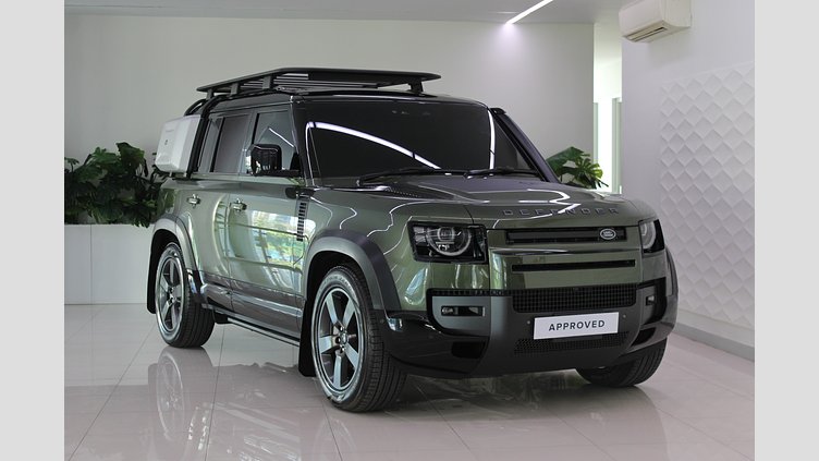 2025 อนุมัติ Land Rover Defender 110 Woolstone Green Petrol Plug-in Electric Hybrid X-Dynamic SE