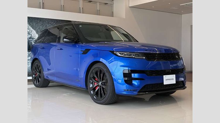2024 認定中古車 Land Rover Range Rover Sport ベロシティブルー - グロスフィニッシュ P550eプラグインハイブリッド（ガソリン） スタンダードホイールベース Autobiography