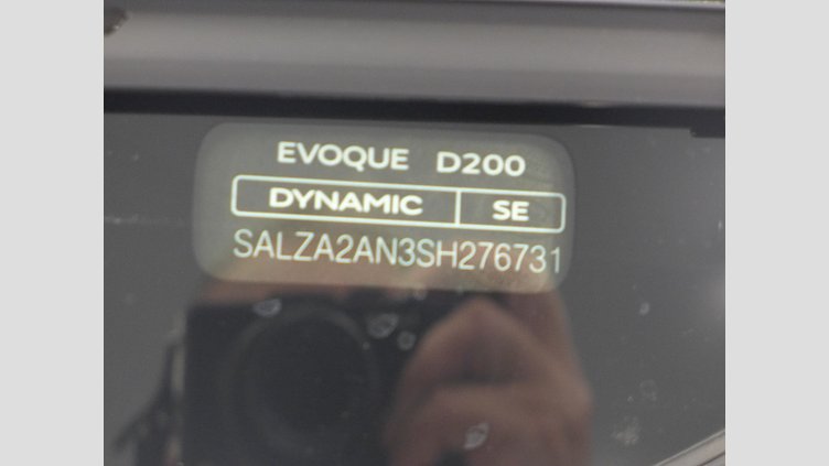2024 認定中古車 Land Rover Range Rover Evoque Fuji White 2.0 litre i4D​ DynamicSE