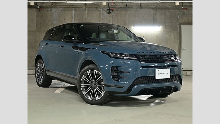 2024 認定中古車 Land Rover Range Rover Evoque トライベッカブルー P250（ガソリン） スタンダードホイールベース DYNAMIC HSE