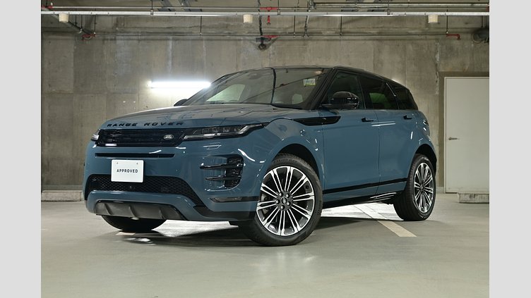 2024 認定中古車 Land Rover Range Rover Evoque トライベッカブルー P250（ガソリン） スタンダードホイールベース DYNAMIC HSE