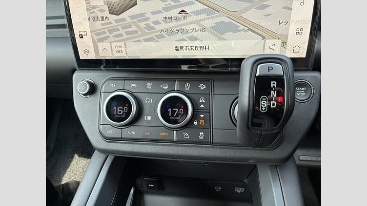 2025 認定中古車 Land Rover Defender 110 サントリーニブラック D350 ディーゼルマイルドハイブリッド X-Dynamic HSE
