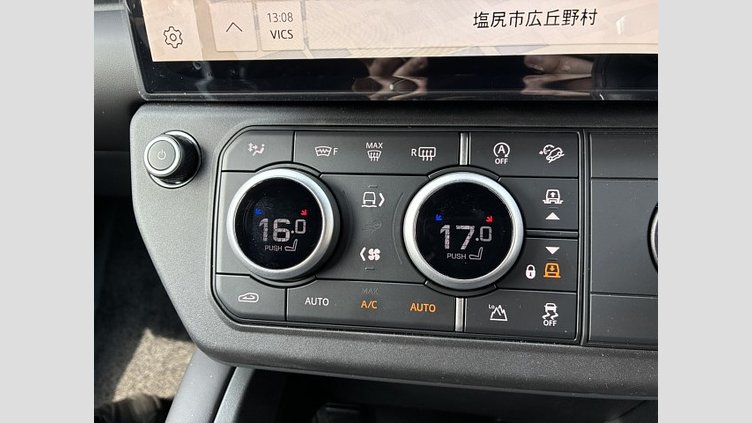 2025 認定中古車 Land Rover Defender 110 サントリーニブラック D350 ディーゼルマイルドハイブリッド X-Dynamic HSE