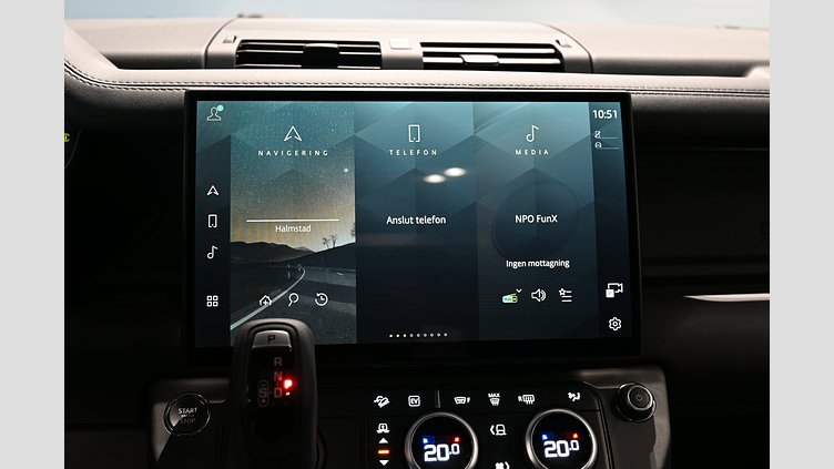2026 Ny Land Rover Defender 110 Santorini Black Bensin Laddhybrid X-Dynamic SE