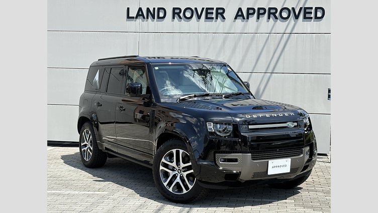 2024 認定中古車 Land Rover Defender 110 サントリーニブラック D350 ディーゼルマイルドハイブリッド X-Dynamic SE