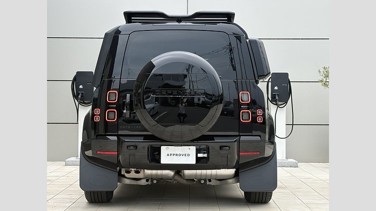 2025 認定中古車 Land Rover Defender 110 Santorini Black 3.0 litre i6D​ XダイナミックHSE 3.0L D350 4WD
