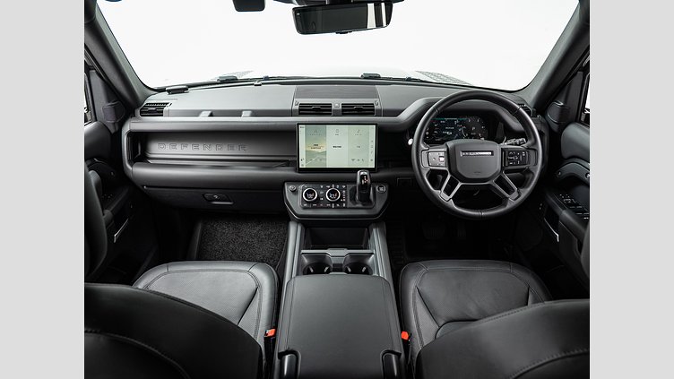 2025 認定中古車 Land Rover Defender 110 カルパチアングレイ D350 ディーゼルマイルドハイブリッド X-DYNAMIC HSE D350 エアサスペンション