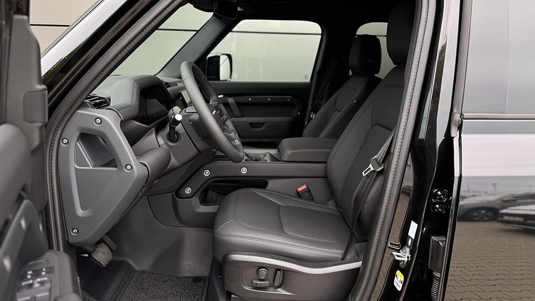 2026 Nowy Land Rover Defender 110 Santorini Black D250 MHEV z silnikiem wysokoprężnym X-Dynamic SE