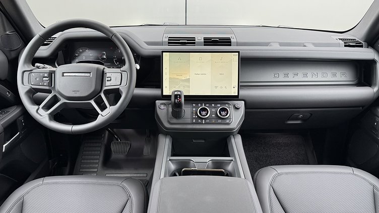 2026 Nowy Land Rover Defender 110 Santorini Black D250 MHEV z silnikiem wysokoprężnym X-Dynamic SE