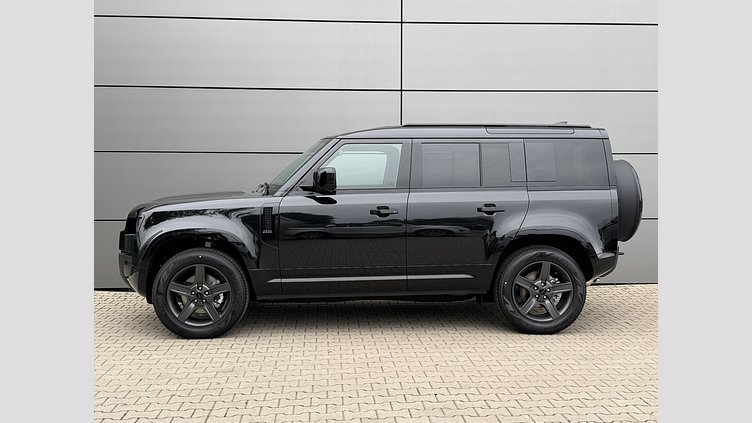 2026 Nowy Land Rover Defender 110 Santorini Black D250 MHEV z silnikiem wysokoprężnym X-Dynamic SE