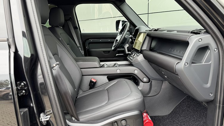 2026 Nowy Land Rover Defender 110 Santorini Black D250 MHEV z silnikiem wysokoprężnym X-Dynamic SE
