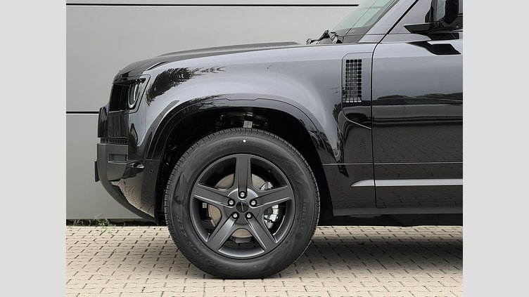 2026 Nowy Land Rover Defender 110 Santorini Black D250 MHEV z silnikiem wysokoprężnym X-Dynamic SE