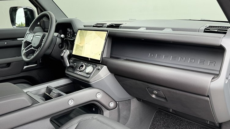 2026 Nowy Land Rover Defender 110 Santorini Black D250 MHEV z silnikiem wysokoprężnym X-Dynamic SE