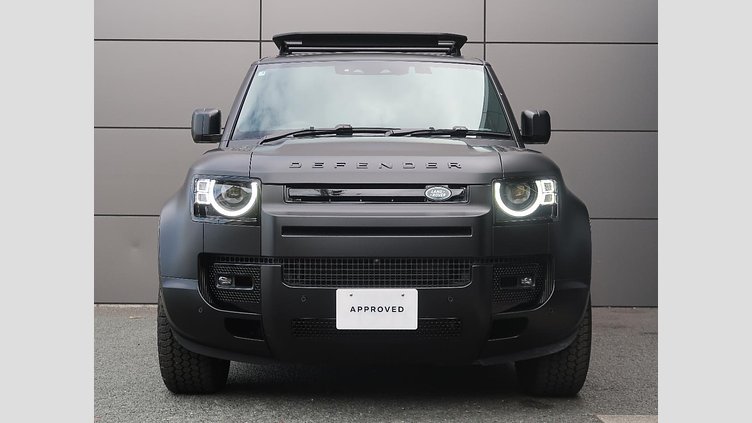 2025 認定中古車 Land Rover Defender 110 サントリーニブラック D350 ディーゼルマイルドハイブリッド X-Dynamic HSE